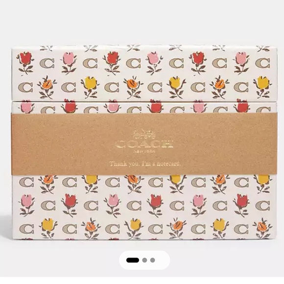 NEW Coach Badlands Floral Boxed Stationary - Picture 4 of 6